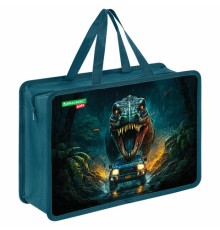 Папка на молнии с ручками BRAUBERG KIDS А4, 1 отделение, пластик, 100 мм, 