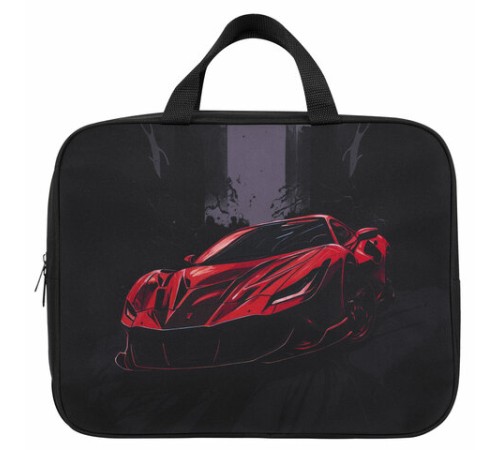 Папка на молнии с ручками BRAUBERG KIDS А4, 1 отделение, полиэстер, 80 мм, 