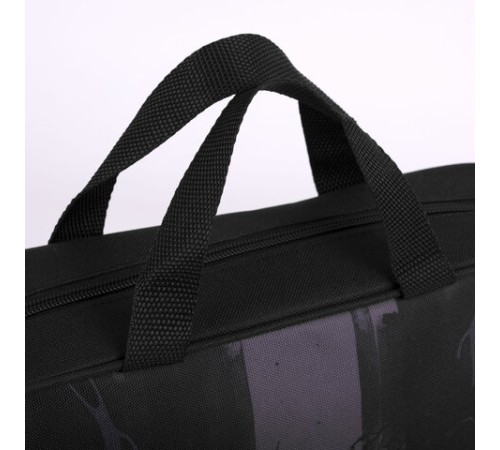 Папка на молнии с ручками BRAUBERG KIDS А4, 1 отделение, полиэстер, 80 мм, 