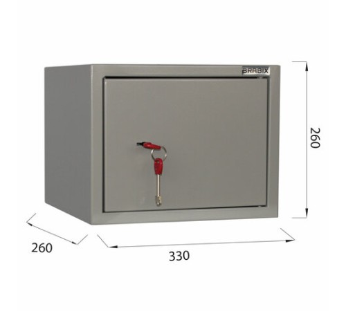 Шкаф металлический для документов BRABIX 