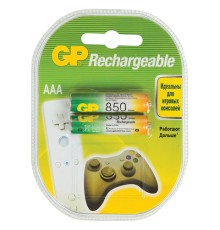 Батарейки аккумуляторные Ni-Mh мизинчиковые КОМПЛЕКТ 2 шт., AAA (HR03) 850 mAh, GP, 85AAAHC-2DECRC2