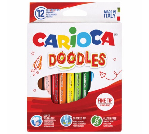 Фломастеры CARIOCA (Италия) 