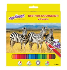 Карандаши цветные ЮНЛАНДИЯ 