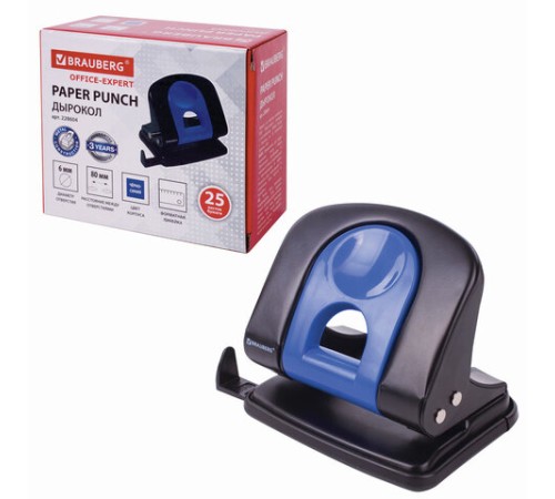 Дырокол металлический BRAUBERG 
