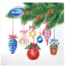 Салфетки бумажные 20 шт., 33х33 см, 