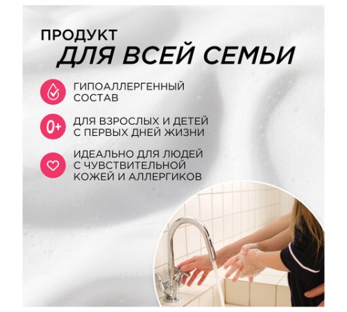 Мыло-пенка гипоаллергенное для рук и тела 500 мл, SYNERGETIC 