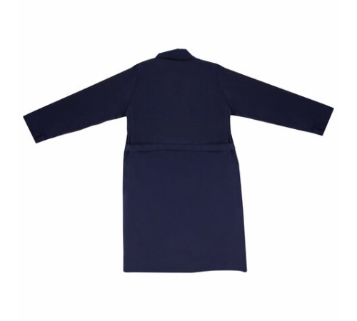 Халат технолога женский синий, смесовая ткань, размер 48-50, рост 158-164, плотность ткани 200 г/м2, 610775