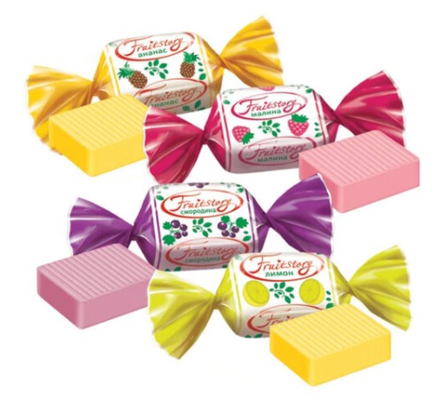 Конфеты жевательные FRUIT STORY, ассорти (лимон, малина, смородина, ананас), 1 кг, ВК230