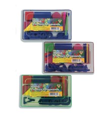 Касса цифр и счетных материалов, 130 элементов, ассорти, пенал, СМ-1