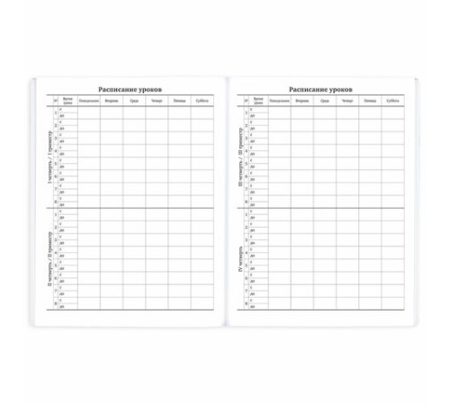 Дневник 1-11 класс 40 л., на скобе, ПИФАГОР, обложка картон, 