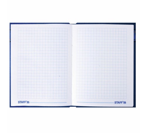 Блокнот МАЛЫЙ ФОРМАТ 110х147 мм А6, 80 л., твердый переплет, ламинированная обложка, клетка, STAFF, 