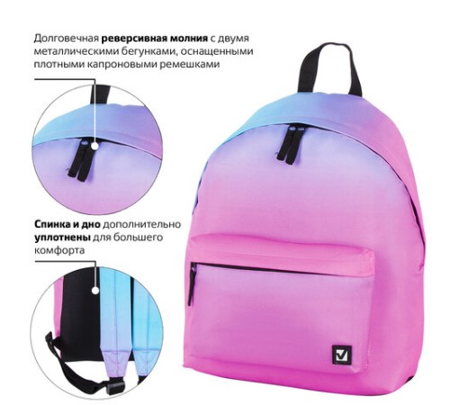 Рюкзак BRAUBERG СИТИ-ФОРМАТ универсальный, 