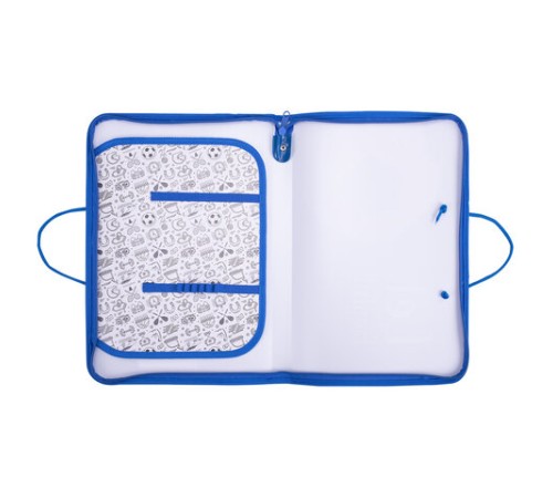 Папка для труда на молнии с ручками ПИФАГОР А4, 1 отделение, пластик, органайзер, 