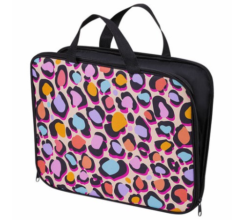 Папка на молнии с ручками BRAUBERG А4, 1 отделение, полиэстер, 20 мм, 