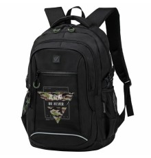 Рюкзак BRAUBERG CONTENT универсальный, 3 отделения, светоотражающий принт, 