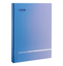 Тетрадь на кольцах БОЛЬШАЯ А4 (225х300 мм), 100 листов, твердый картон, клетка, BRAUBERG, Градиент, 403272