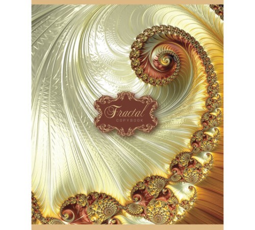 Тетрадь А5, 48 л., ПЗБМ, скоба, клетка, фольга, выборочный TWIN лак, 