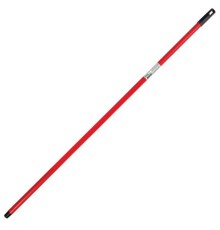 Черенок рукоятка для инвентаря 120 см еврорезьба металлопластик 0,3 мм, красный, BOOMHOUSE STANDART, 702231