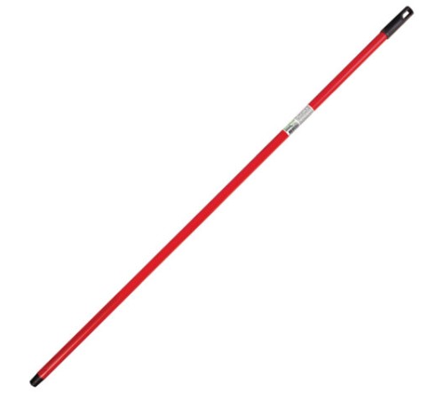 Черенок рукоятка для инвентаря 120 см еврорезьба металлопластик 0,3 мм, красный, BOOMHOUSE STANDART, 702231