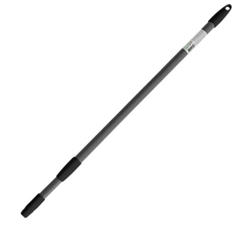 Черенок ТЕЛЕСКОПИЧЕСКИЙ для инвентаря 70-120 см еврорезьба металлопластик, серый, BOOMHOUSE STANDART, 702234