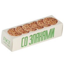 Печенье овсяное ПОЛЕТ классическое со злаками 250 г