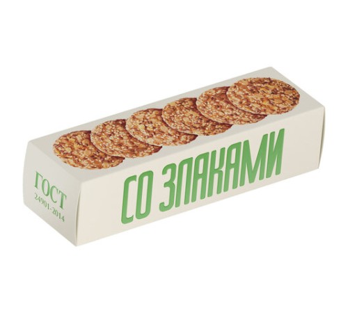 Печенье овсяное ПОЛЕТ классическое со злаками 250 г