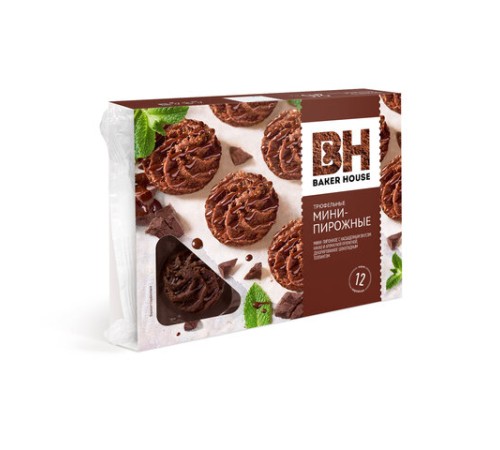 Пирожные-мини крошковые BAKER HOUSE Трюфель 240 г