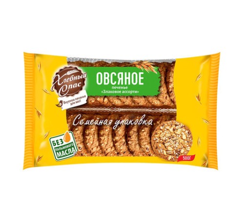 Печенье овсяное ХЛЕБНЫЙ СПАС 