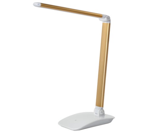 Настольная лампа / светильник SONNEN PH-3607, на подставке, LED, 9 Вт, металлический корпус, золотистый, 236685