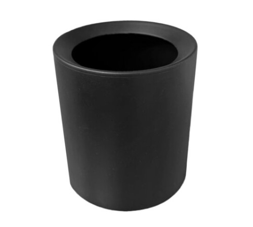 Контейнер урна ведерко для мусора НАСТОЛЬНОЕ без крышки 2л, 155х130х145мм, черный, BoomHouse, 238901