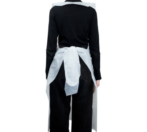 Фартуки полиэтиленовые, КОМПЛЕКТ 50шт, одноразовые, СУПЕР, 81х125, 25мкм, ELEGREEN, ш, ФКб-Пэ81/125Су