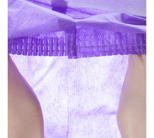 Бахилы ламинированные КОМПЛЕКТ 500шт, 38х16см, спанбонд + ПВД, 100мкм, 13г, фиолетов,, ПВД-50/2р-Ф-Б