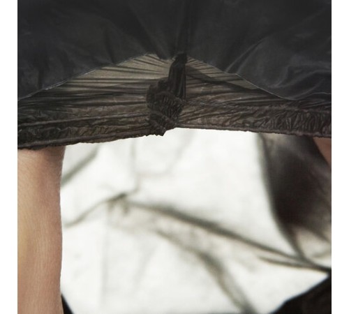 Бахилы двойные КОМПЛЕКТ 500шт (250пар) STRONG, 39х14см, 100мкм, 10г, черные, ELEGREEN, ЭГЦЧ-100/Н20