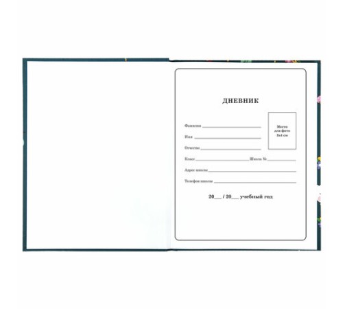 Дневник 1-4 класс 48 л., твердый, ЮНЛАНДИЯ, глянцевая ламинация, с подсказом, 