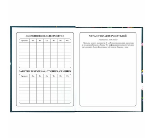 Дневник 1-4 класс 48 л., твердый, ЮНЛАНДИЯ, глянцевая ламинация, с подсказом, 