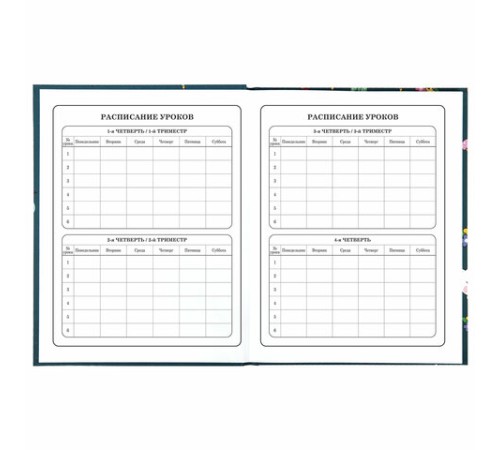 Дневник 1-4 класс 48 л., твердый, ЮНЛАНДИЯ, глянцевая ламинация, с подсказом, 