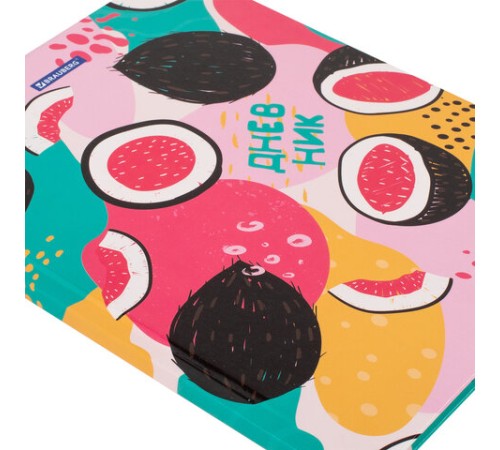 Дневник 5-11 класс 48 л., твердый, BRAUBERG, глянцевая ламинация, с подсказом, 