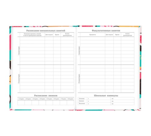 Дневник 5-11 класс 48 л., твердый, BRAUBERG, глянцевая ламинация, с подсказом, 