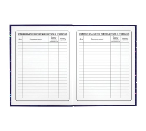 Дневник 1-4 класс 48 л., твердый, ЮНЛАНДИЯ, глянцевая ламинация, с подсказом, 