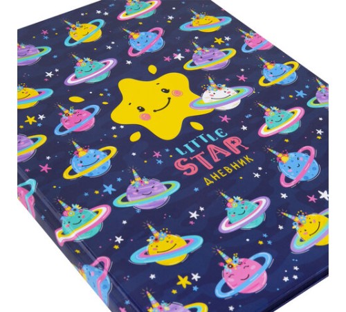 Дневник 1-4 класс 48 л., твердый, ЮНЛАНДИЯ, глянцевая ламинация, с подсказом, 