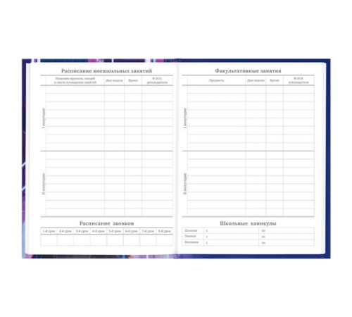 Дневник 5-11 класс 48 л., твердый, BRAUBERG, глянцевая ламинация, с подсказом, 