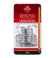 Карандаши чернографитные KOH-I-NOOR, НАБОР 12шт., 