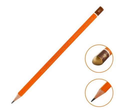 Карандаши чернографитные KOH-I-NOOR, НАБОР 12шт., 