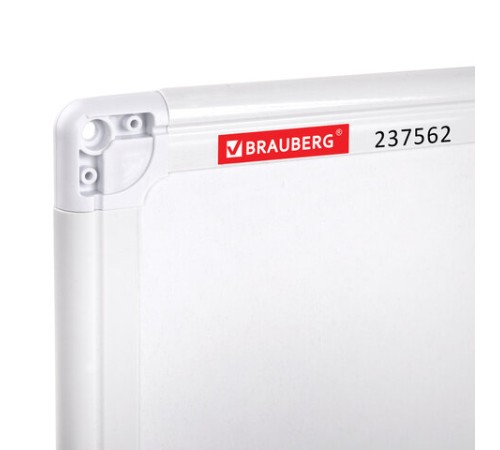 Доска магнитно-маркерная 90х120 см, ПВХ-рамка, BRAUBERG "Standard", 237562