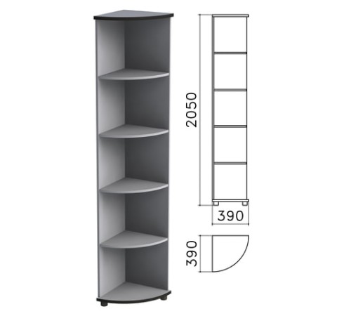 Шкаф (стеллаж) угловой 