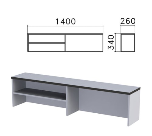 Надстройка для стола письменного 