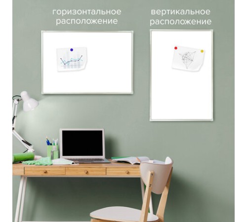 Доска магнитно-маркерная 45х60 см, алюминиевая рамка, Польша, STAFF Profit, 237720 Доска магнитно-маркерная 45х60 см, алюминиевая рамка, Польша, STAFF Profit, 237720