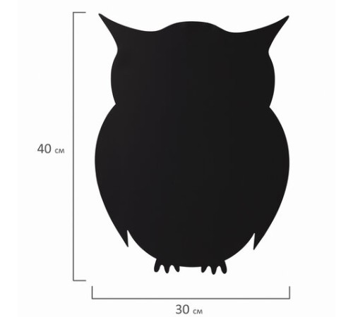 Доска на холодильник магнитно-меловая 30х40 см "Baby Owl" с набором аксессуаров, BRAUBERG, 237842 Доска на холодильник магнитно-меловая 30х40 см "Baby Owl" с набором аксессуаров, BRAUBERG, 237842