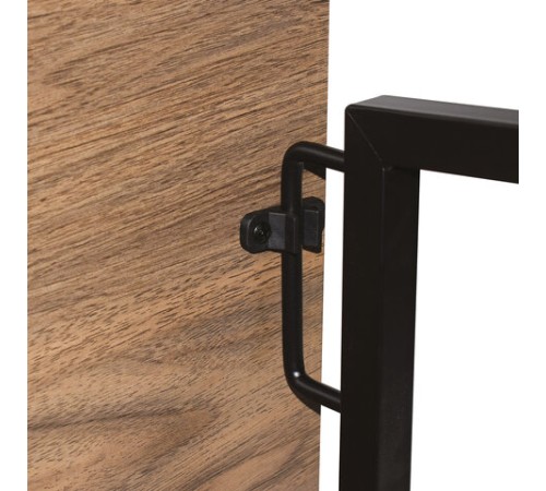 Стол на металлокаркасе BRABIX "LOFT CD-001", 800х440х740 мм, складной, цвет морёный дуб, 641209 Стол на металлокаркасе BRABIX "LOFT CD-001", 800х440х740 мм, складной, цвет морёный дуб, 641209