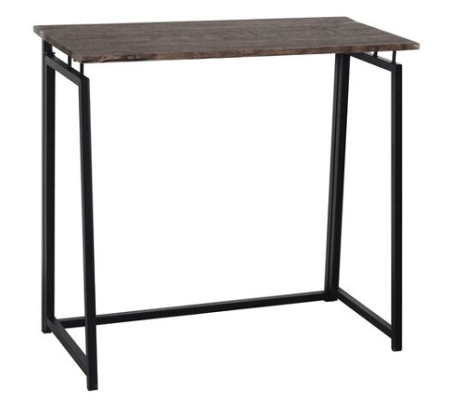 Стол на металлокаркасе BRABIX "LOFT CD-001", 800х440х740 мм, складной, цвет морёный дуб, 641209 Стол на металлокаркасе BRABIX "LOFT CD-001", 800х440х740 мм, складной, цвет морёный дуб, 641209
